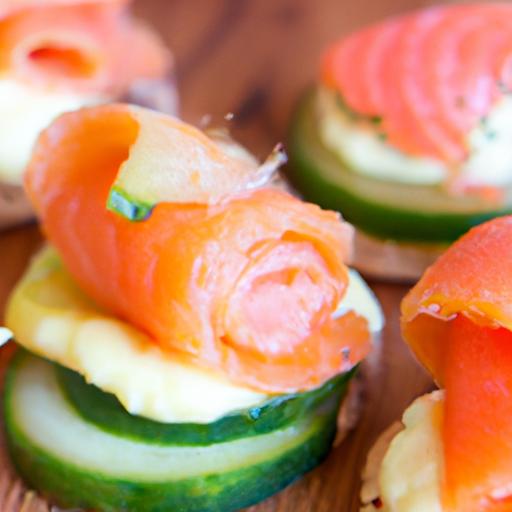 Fresh & Flavorful: Smoked Salmon Cucumber Cream Cheese Bites
