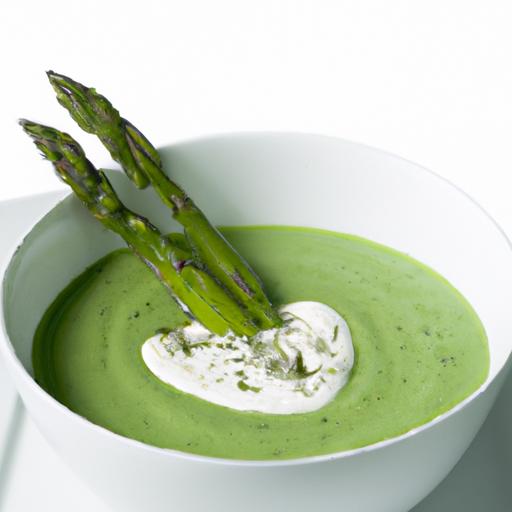 Velvety Asparagus & Pea⁢ Soup with a⁢ Refreshing⁤ Mint Twist