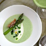 Velvety Asparagus & Pea Soup with a Refreshing Mint Twist