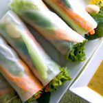 Fresh & Flavorful: Summer Rolls with Tofu and Peanut Sauce